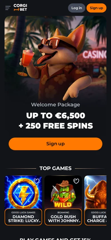 Corgibet Casino Mobile